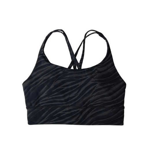 Lululemon Zebra Print Energy Longline Bra